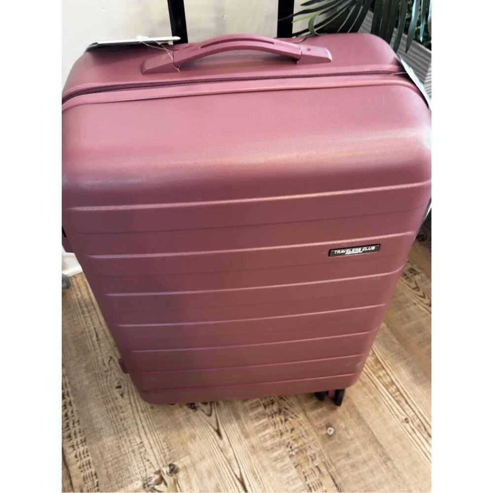 TRAVELERS CLUB AUSTIN 4 PIECE HARDSIDE LUGGAGE SET Luggage Set Wistful Mauve